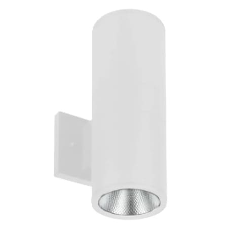 Westgate 4 in.Wall Mount Outdoor Cylinder Up/Downlight  RGBW Selectable, 30W, White WMC-UDL-RGBW-WH